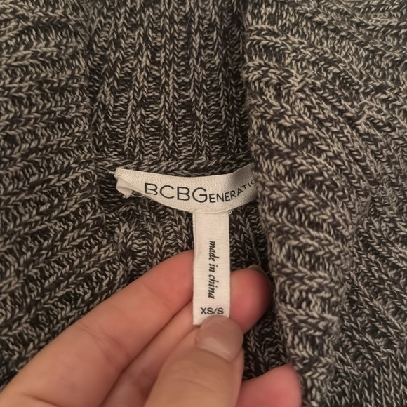 BCBGeneration Charcoal Knit Sweater Vest Top XS/S - Picture 2 of 5